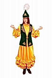 Карнавальный костюм "Казашка" взрослый