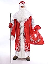 Карнавальный костюм "Дед Мороз Премиум" взрослый