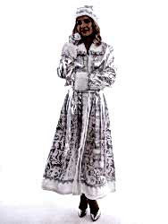 Костюм карнавальный взрослый "Снегурочка"