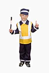 Карнавальный костюм "Инспектор ДПС" детский, для мальчика