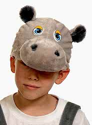 Шапочка Бегемотик детская