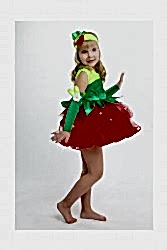 Маскарадный костюм "Клубника" для девочки