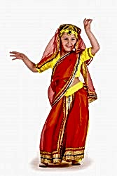 Карнавальный костюм "Индианка в сари" детский, для девочки