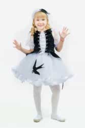 Карнавальный костюм "Ласточка" для девочки