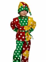 Карнавальный костюм "Петрушка" детский, текстиль