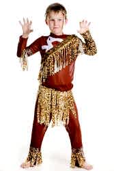 Карнавальный костюм "Дикарь" детский, для мальчика