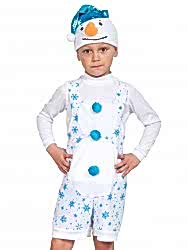 Костюм "Снеговичок" для мальчика