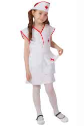 Карнавальный костюм "Медсестра" детский, для девочки