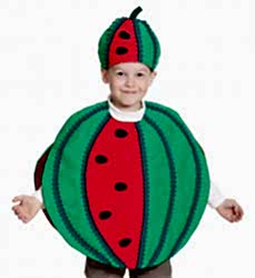 Карнавальный костюм "Арбуз" детский, для мальчика и девочки