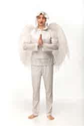 Карнавальный костюм "Белый Ангел" мужской взрослый