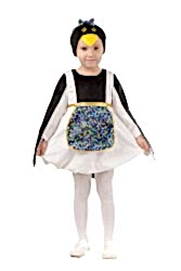 Карнавальный костюм "Сорока-Белобока" для девочки
