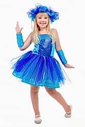 Карнавальный костюм "Тучка синяя" для девочки