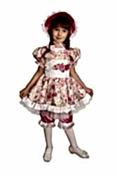 Карнавальный костюм "Кукла в шляпке" для девочки