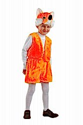 Карнавальный костюм "Лисенок" детский, для мальчика и девочки