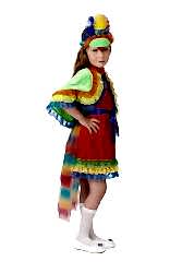 Карнавальный костюм "Попугай Рита" для девочки