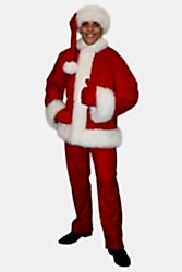 Новогодний костюм "Санта люкс" взрослый