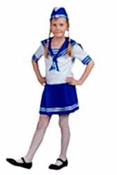 Карнавальный костюм "Морячка" детский, для девочки