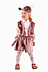 Карнавальный костюм "Мышонок серый" детский