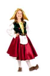 Карнавальный костюм "Герда" для девочки