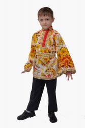 Косоворотка "Хохлома" для детей и взрослых