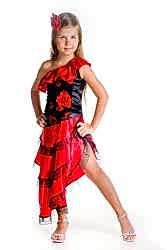 Танцевальный костюм "Кармен" для девочки
