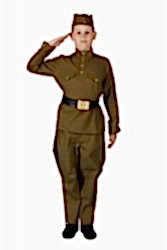 Военный костюм для мальчика "Гимнастерка с брюками-галифе"