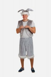 Карнавальный костюм "Заяц" взрослый