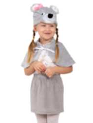 Карнавальный костюм "Мышка лайт" (пелерина)