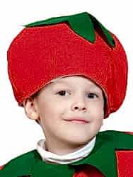 Шапочка детская Помидорка