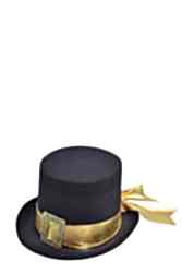 Цилиндр с золотой лентой