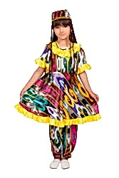 Карнавальный национальный костюм "Узбекская девочка" детский