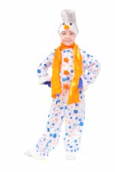 Карнавальный костюм Снеговик Снежок детский