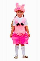 Карнавальный костюм "Поросенок" розовый