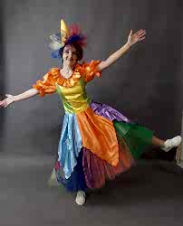 Карнавальный костюм "Клоунесса-нехочуха" взрослый 