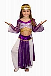 Карнавальный восточный костюм "Жасмин" детский