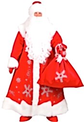 Карнавальный костюм "Дед Мороз Трескун" взрослый