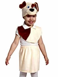 Карнавальный костюм "Собачка лайт" для девочки