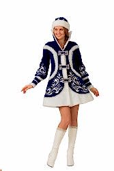 Новогодний костюм "Снегурочка купеческая" взрослый