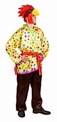Карнавальный костюм "Петух" мужской взрослый