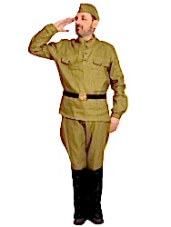 Военная форма, костюм "Солдат" мужской взрослый