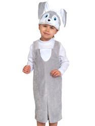 Карнавальный костюм "Зайчик серый" детский