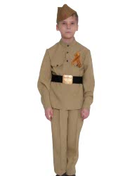 Военный костюм "Солдатик в брюках" для мальчика на 9 мая