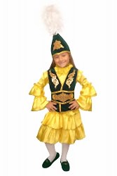 Карнавальный национальный костюм "Казахская девочка" детский