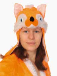 Шапочка Лиса взрослая 