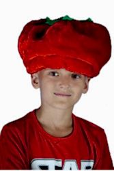 Шапочка к костюму Помидор детская