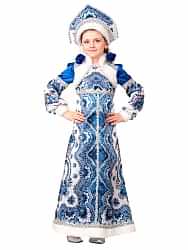 Новогодний костюм "Снегурочка Варвара" для девочки