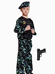 Костюм "Спецназ-3" с пистолетом, для мальчика