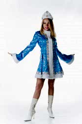 Новогодний костюм "Снегурочка" мини